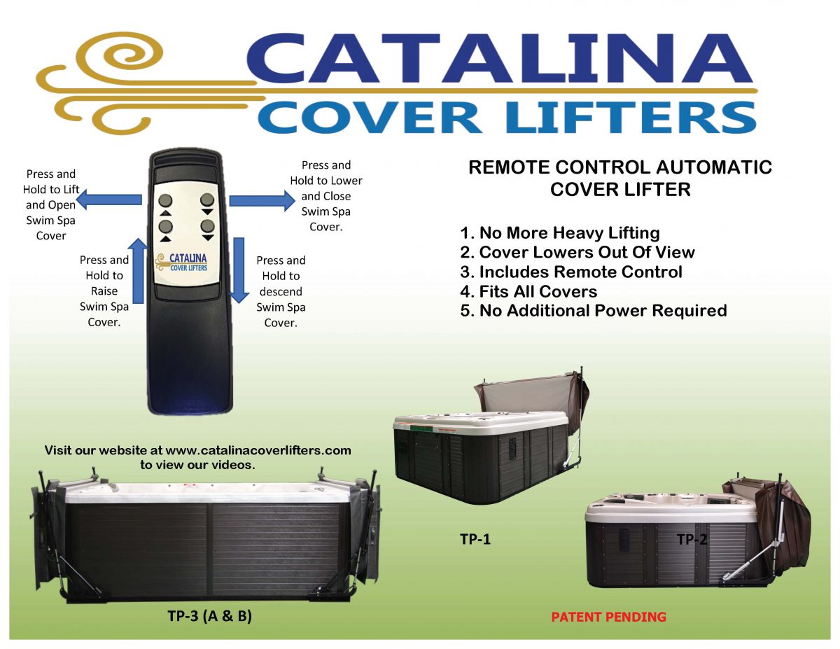 The Catalina Cover Lifter MFG Spas Direct